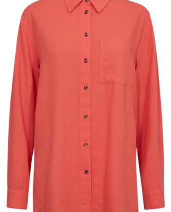 Freequent Skjorte Lava Simple Hot Coral