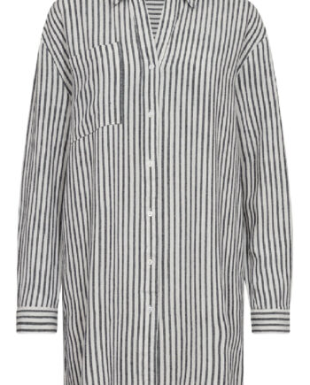 Freequent Skjorte Lavisco Star Off-white    Navy Blazer
