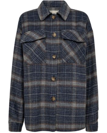 Freequent Skjorte Vinne Medium Grey Mel     Wedgewood