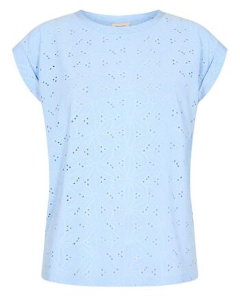 Freequent  -shirt Blond Flower Chambray Blue
