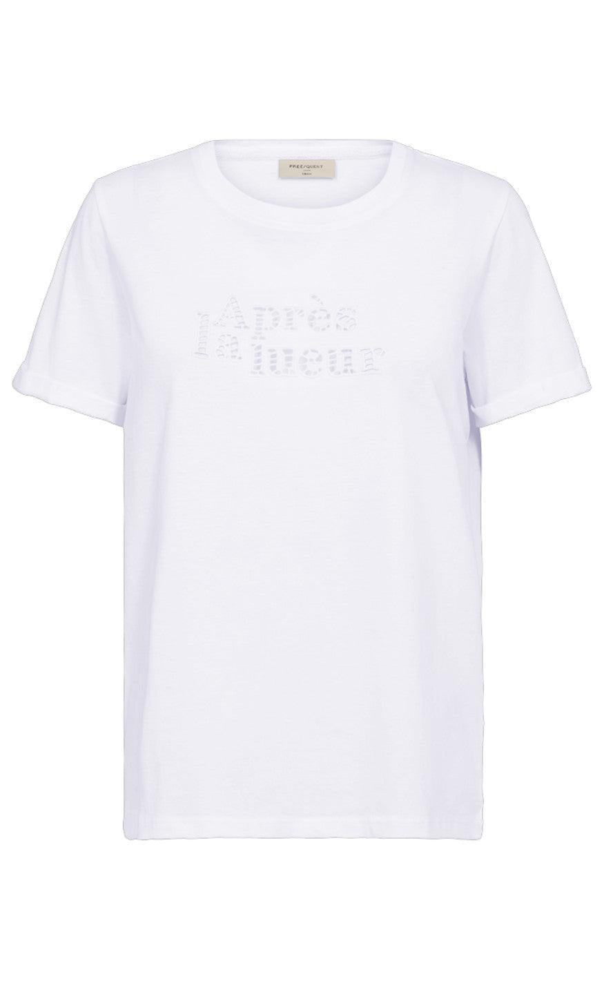 Freequent -shirt Hezel Brilliant White