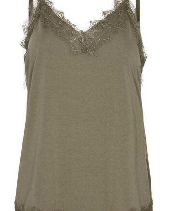Freequent Top Bicco Strap Deep Lichen Green