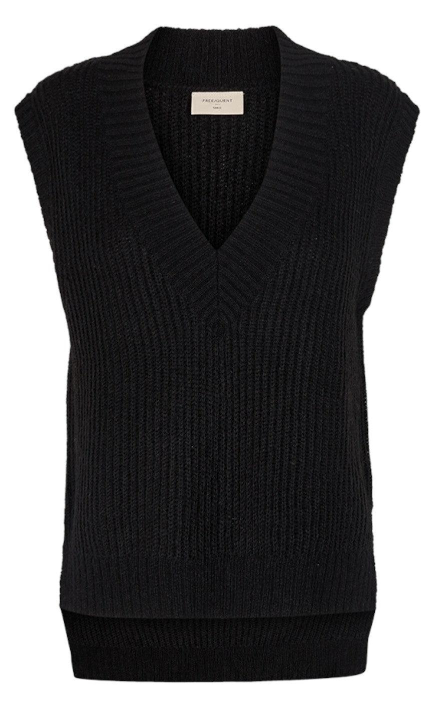 Freequent Vest Awesome Black