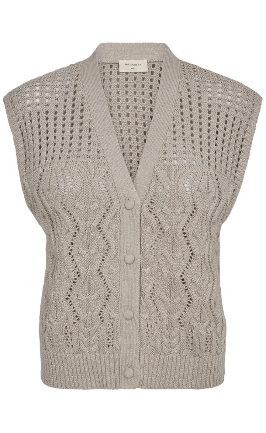 Freequent Vest Limbo Simply Taupe Gold