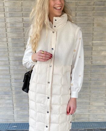 Freequent Vest Olga Teddy Birch