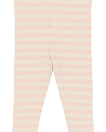 Fro Rib Leggings Peach Whip Striped 62