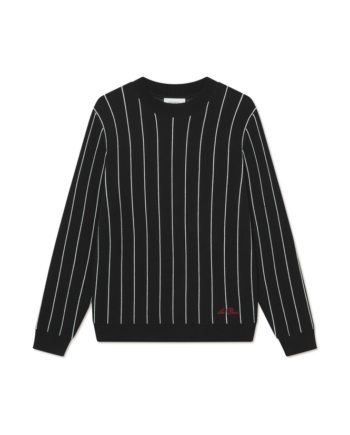 Gaston Jacquard Pinstripe Knit