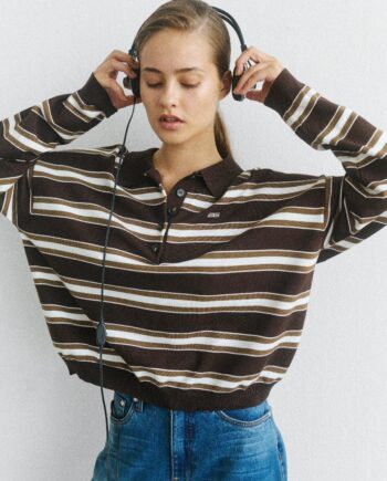 Gestuz Pullover Paige Mole   Dark Beach   Egret