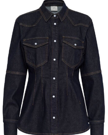 Gestuz Skjorte Mae Dark Blue Rinse