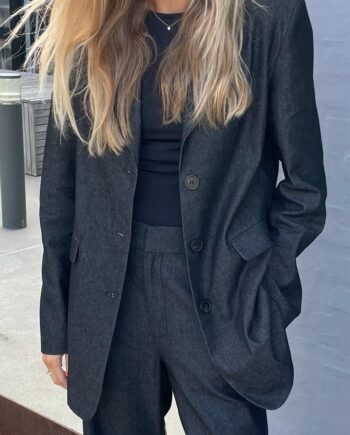 Global Funk Blazer Mulian-  Black