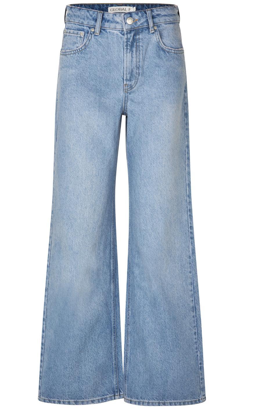 Global Funk Bukser Amarillo- Light Blue Brushing