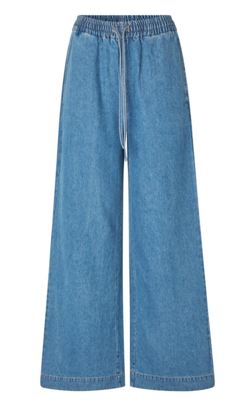 Global Funk Bukser Casanea-  Mid Vintage Blue
