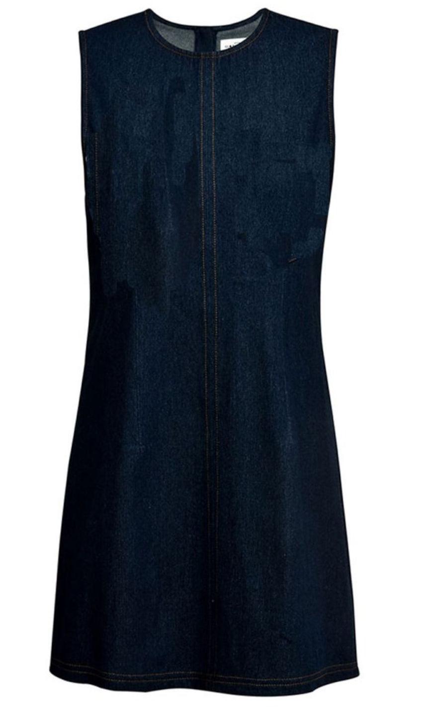 Global Funk Kjole Libby- Dark Unwashed Denim