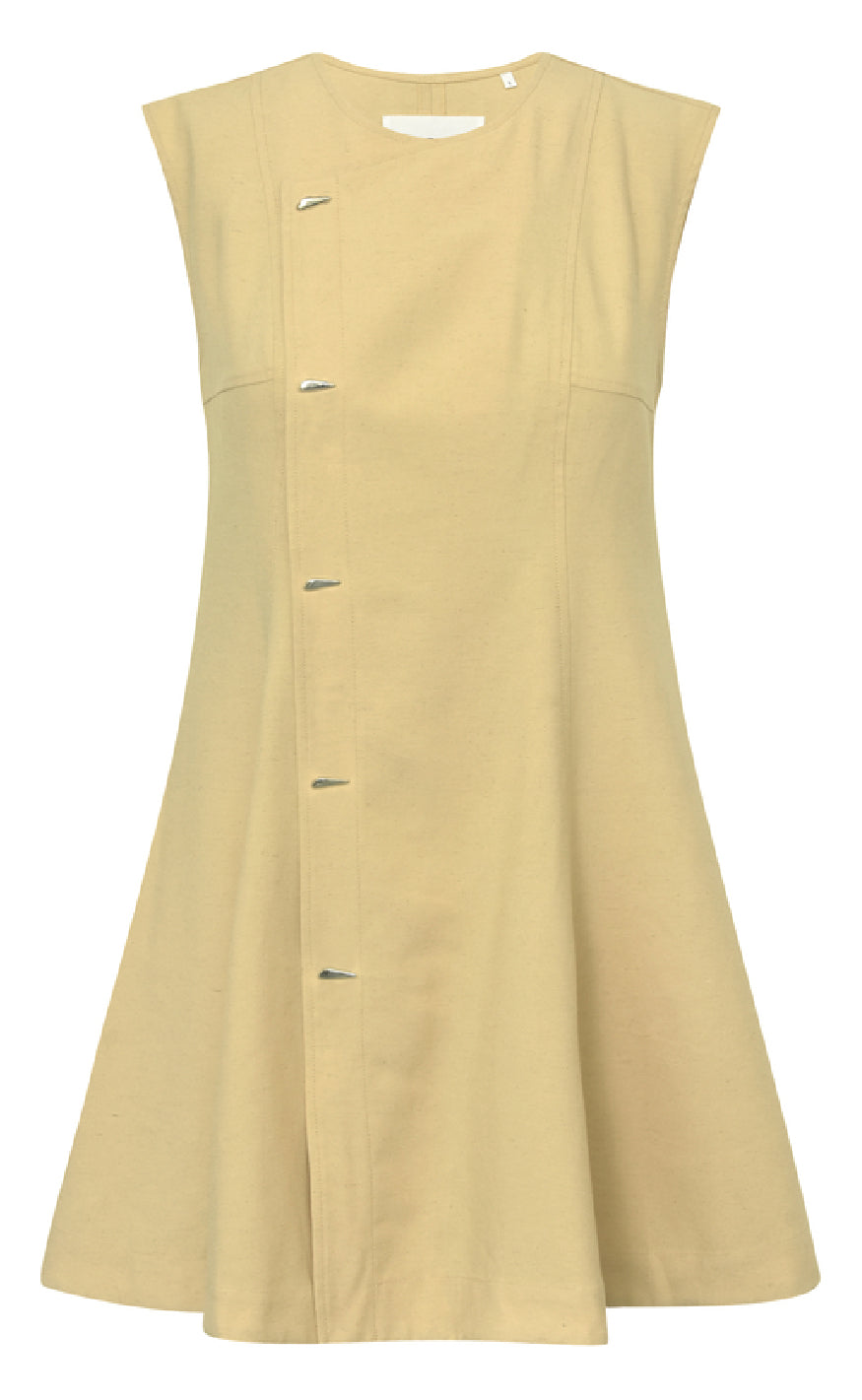 Global Funk Kjole Yanina- Butter Yellow Melange