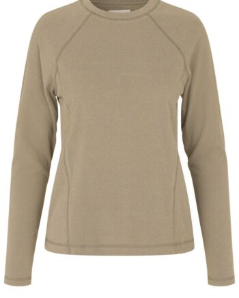 Global Funk Langærmet Bluse Emmelin Green Slate 456