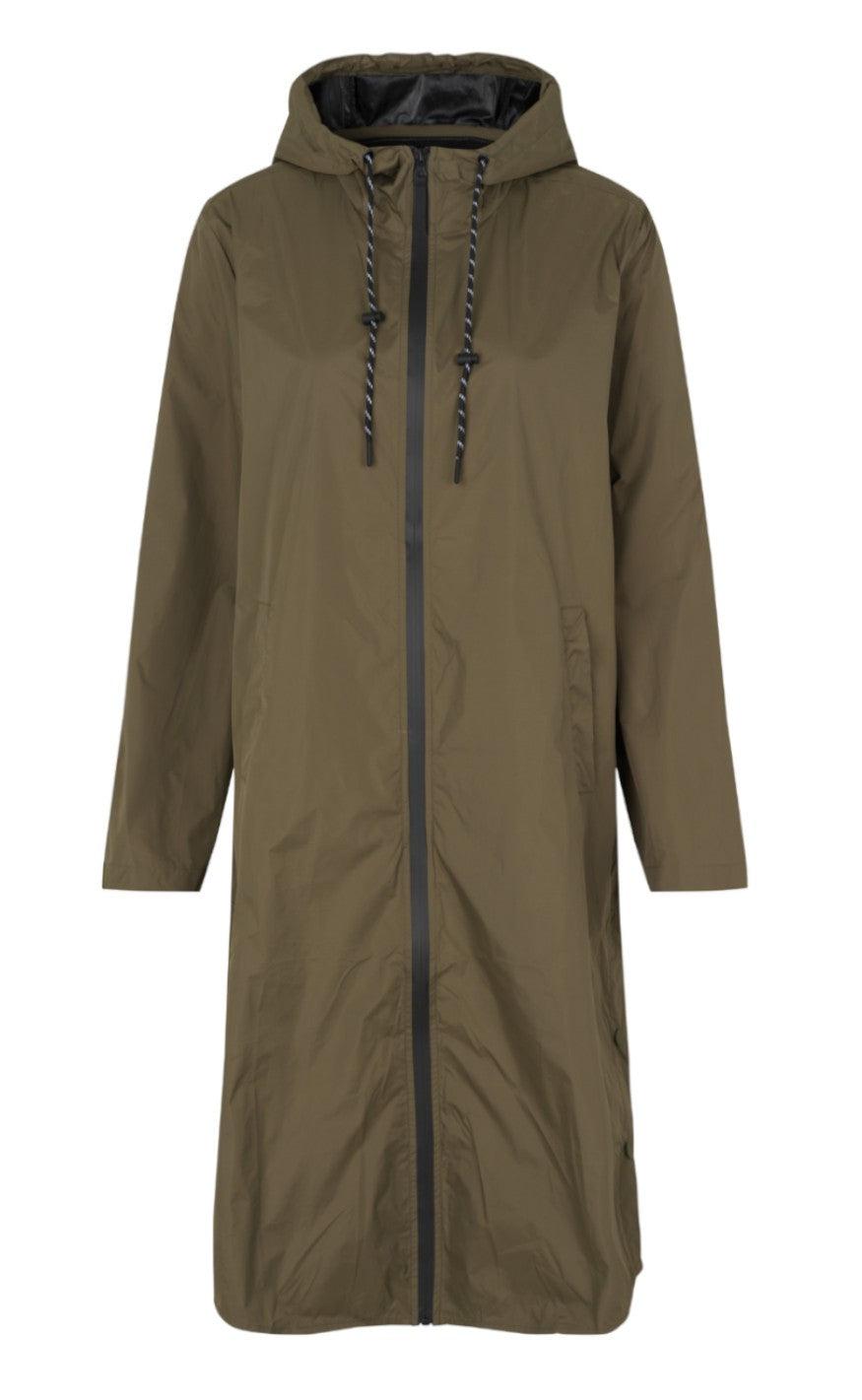 Global Funk Regnjakke Porter Kasey Dark Green