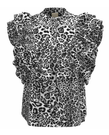 Gossia Bluse Musette Kai Grey Leopard