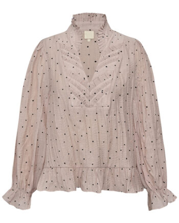 Gossia Bluse Nazil Lullo Rose Black Dots