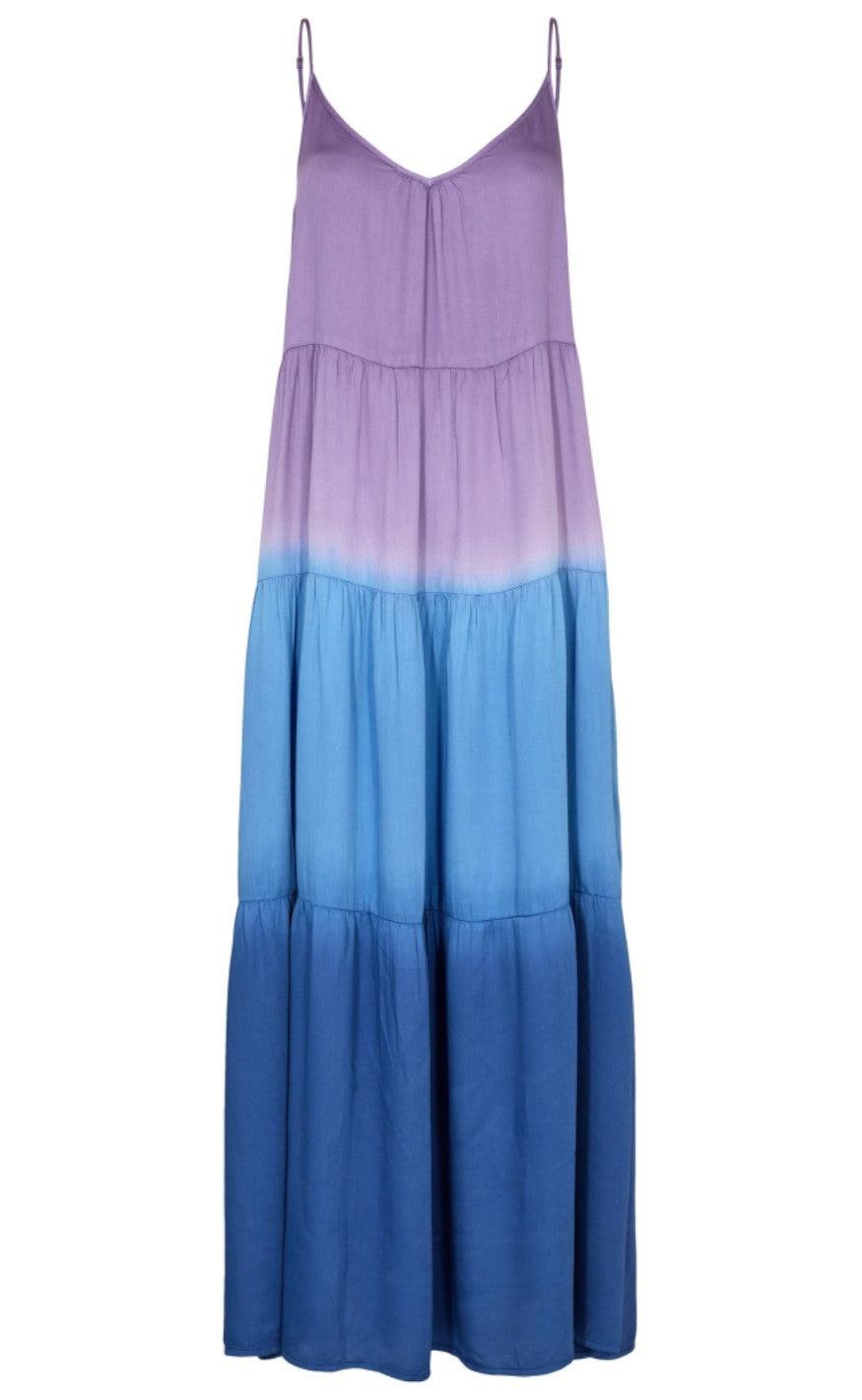 Gossia Kjole Maiga Blue Dip Dye