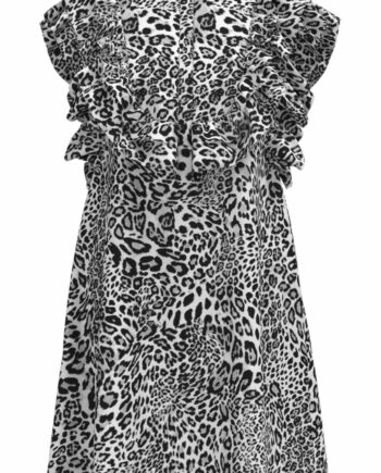 Gossia Kjole Musse Grey Leopard