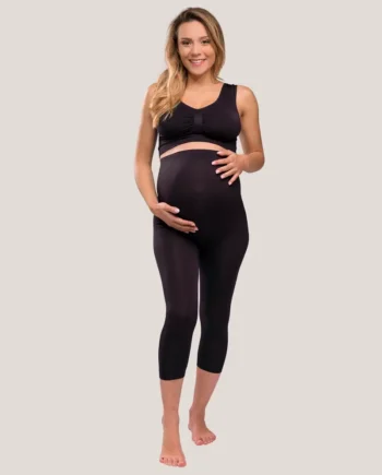 Graviditets Leggings    Støtte     Længde Sort Xl Xlarge