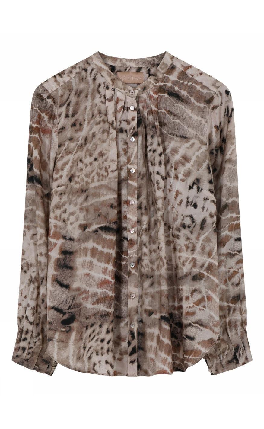 Gustav Bluse Malba Mocha
