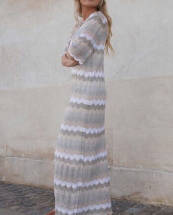 Gustav Kjole  Honey Knit Grey Pearl