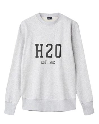 H2o Sweater College Sweat   39 Neck Light Grey Melange