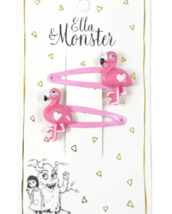 Hårclips Pink Flamingo