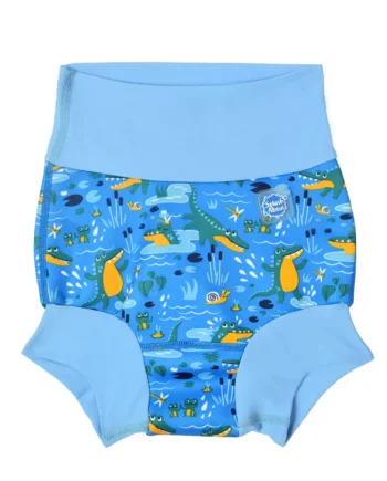 Happy Nappy Crocodile Swamp Blue  -  Mdr