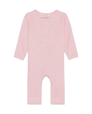 Heldragt Melange Rib Bleached Mauve Melange 74