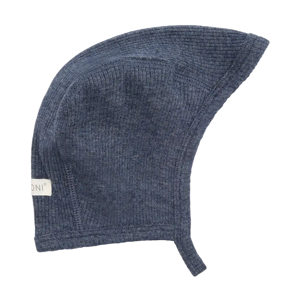 Hjelm Melange Rib Vintage Indigo Melange 62 68