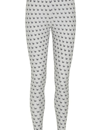 Hunkøn Legging Devil Yoga White
