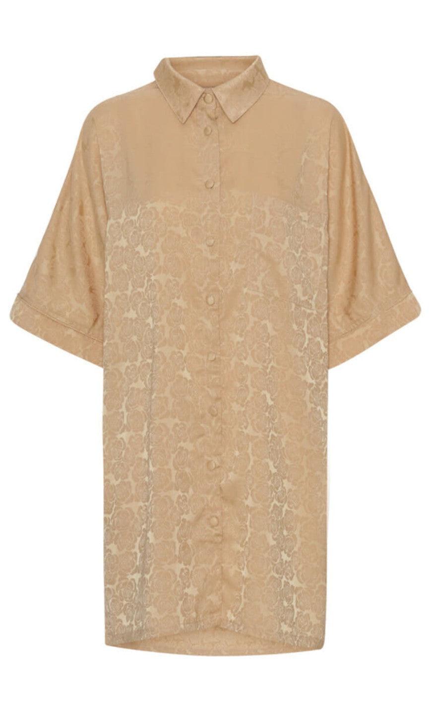 Hunkøn Skjorte Jade Camel