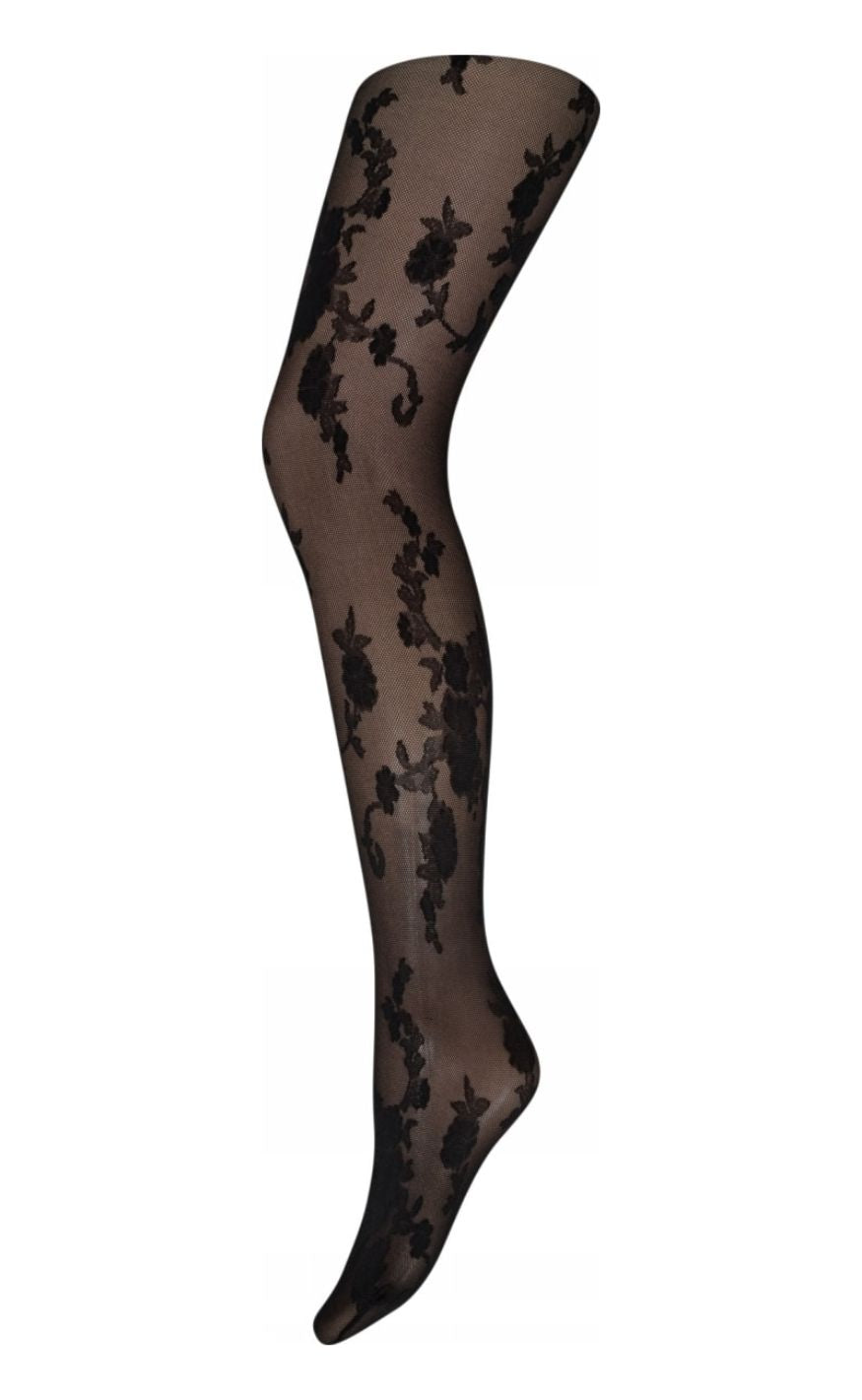 Hype The Detail Strømpebukser Lace 25ap Black