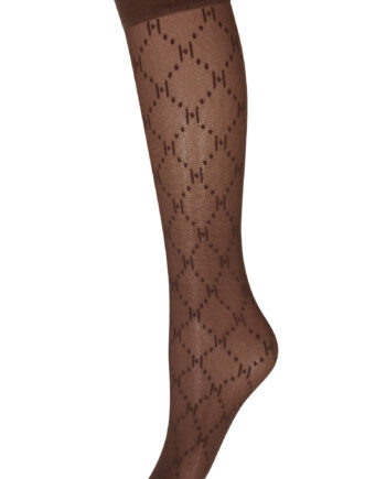 Hype The Detail Strømper Knee High Logo Brown