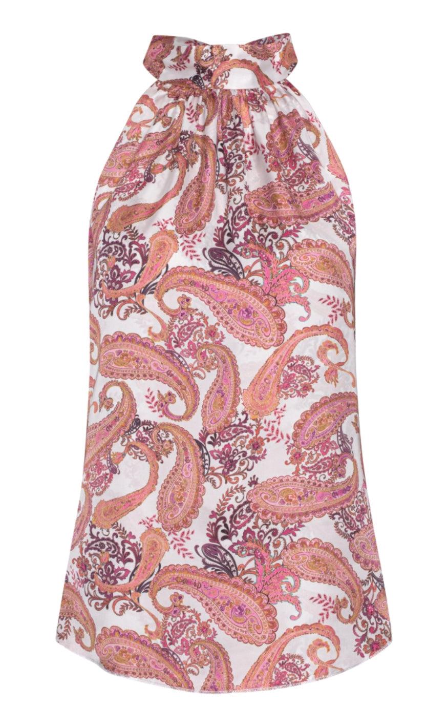 Karmamia Copenhagen Top Eloise White Poppy