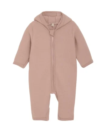 Køredragt ører Uld Fleece Mahogany Rose 80