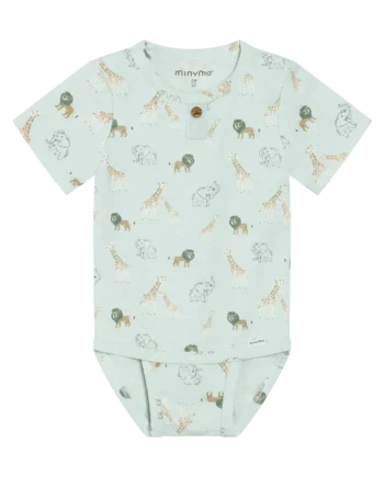 Kortærmet Body    Print Sprout Green 62