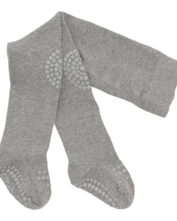 Kravle Strømpebukser Bambus Grey Melange 12-18m