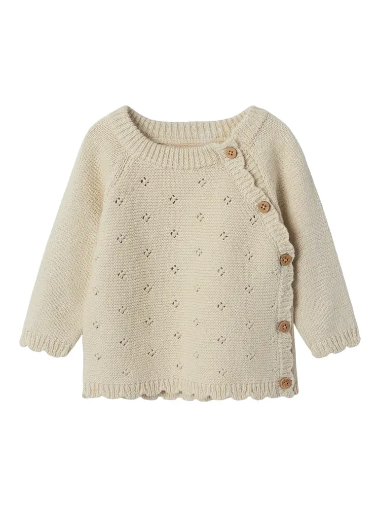 Laguna Strik Wrap Bluse Turtledove 86