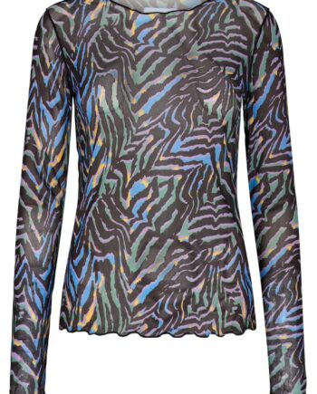 Liberte Bluse Mesh Colorful Zebra