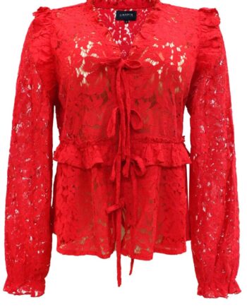 Liberte Bluse Nartina Ls Tie Red