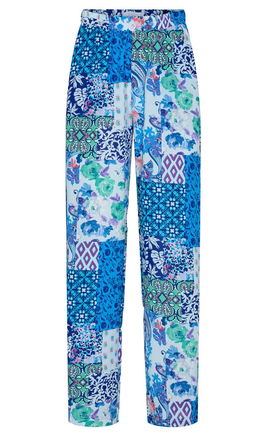 Liberte Bukser Neda Blue Patchwork