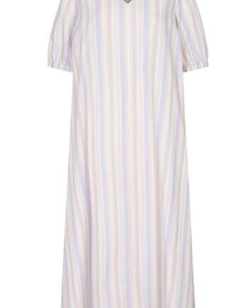 Liberte Kjole Martine Lavender Sand Stripe