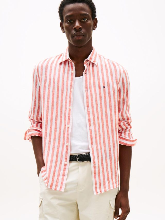 Linen Bengal Stripe Rf Shirt