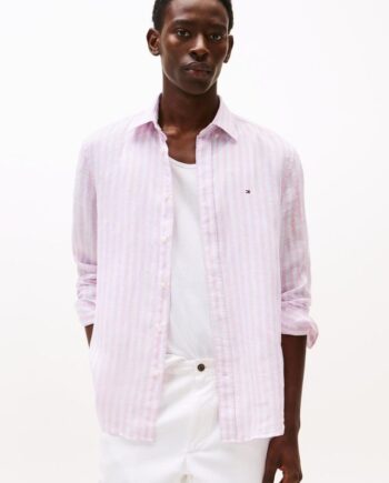 Linen Essential Stripe Rf Shirt