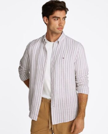 Linen Essential Stripe Rf Shirt