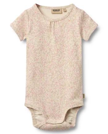Linette Kortærmet Body Coral Flowers 62