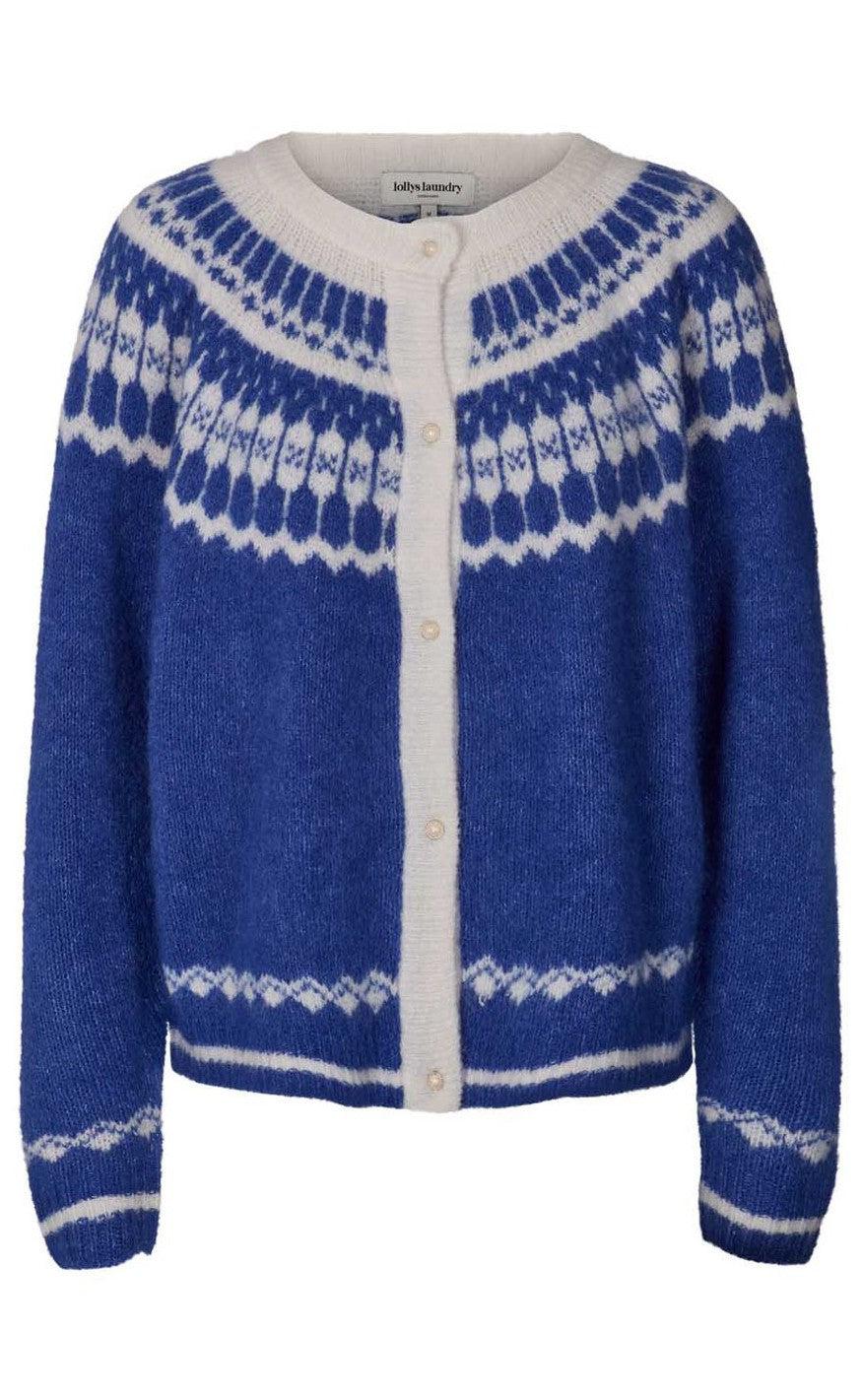 Lollys Laundry Cardigan Nova Neon Blue